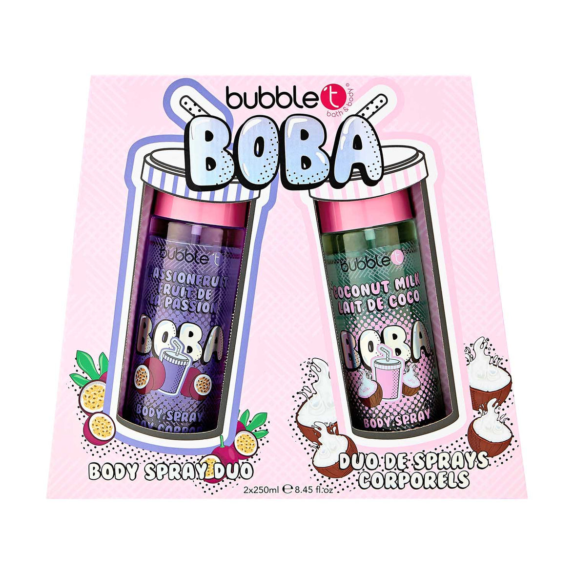 Boba Tea Body Spray Gift Set (2 x 250ml)