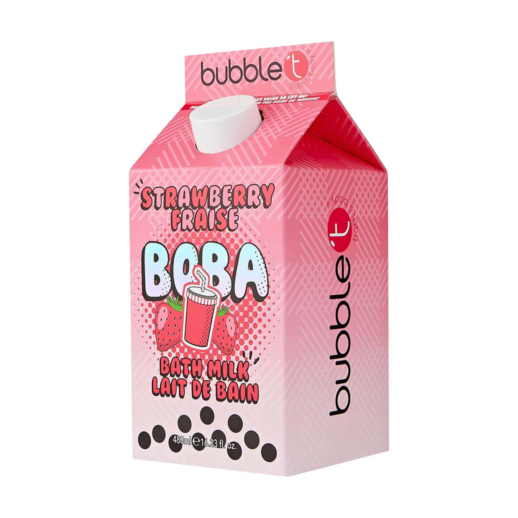 Strawberry Boba Bubble Bath Milk (480ml)