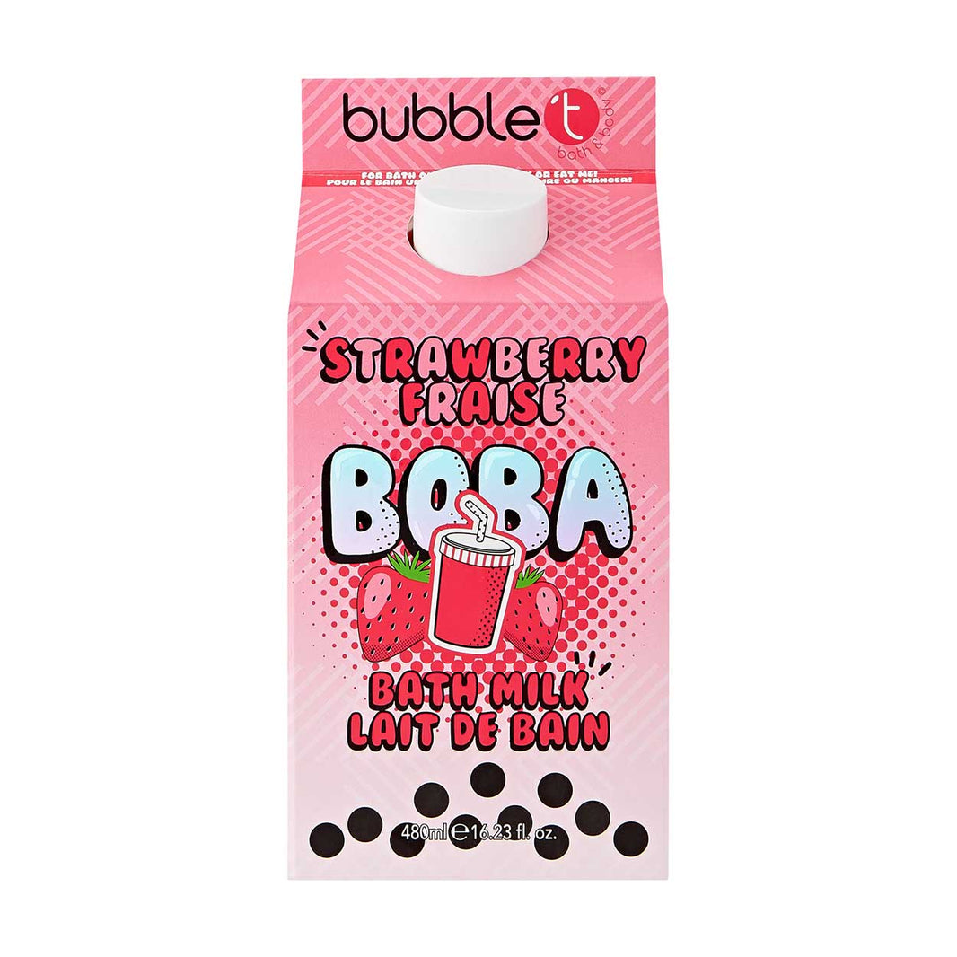 Strawberry Boba Bubble Bath Milk (480ml)